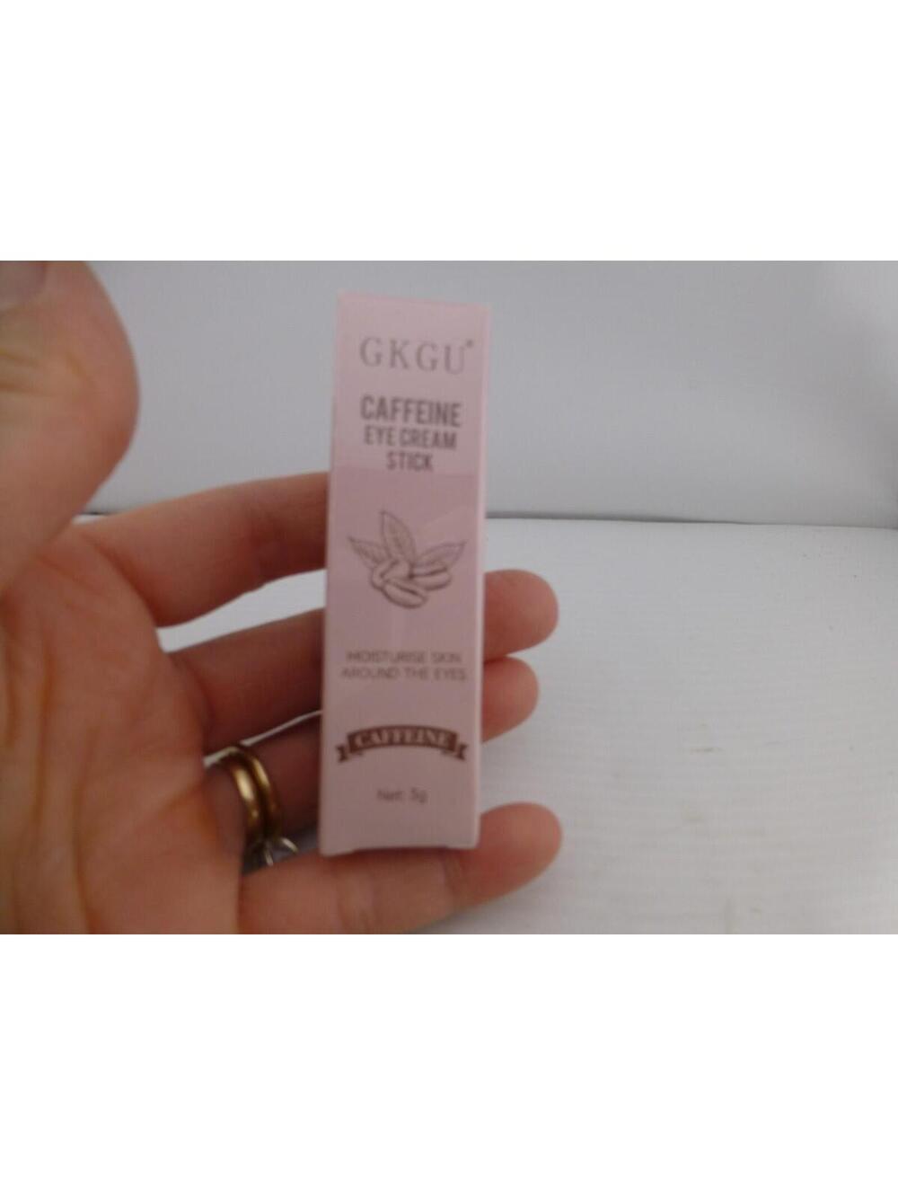 GKGU Caffeine Eye Cream Stick 3g Moisturizing Eye Treatment for Dark Circles Q8